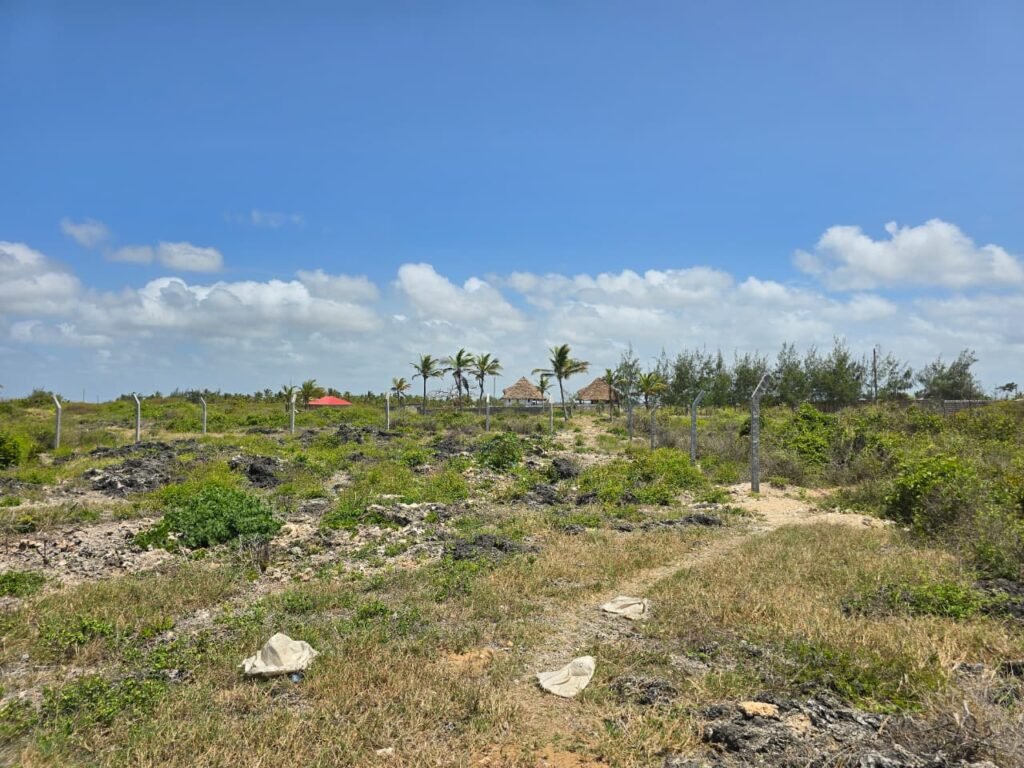 oceanfront plot for sale in Watamu off Kanana Road