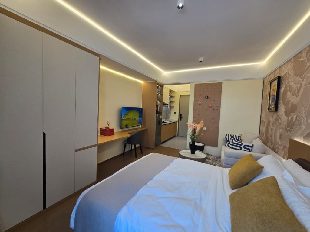 large studio apartment in Ngong Road, Longines Bay 48 sqm