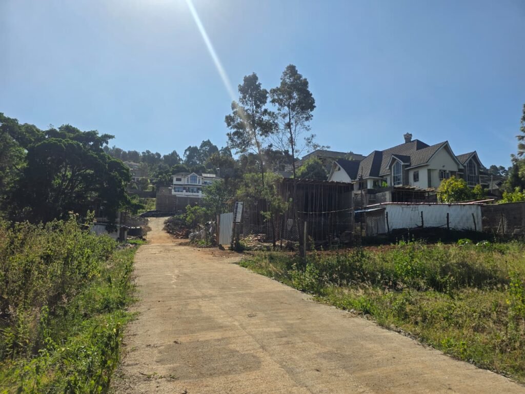 rectangular 1/8 acre plot in Kerarapon Drive, Ngong