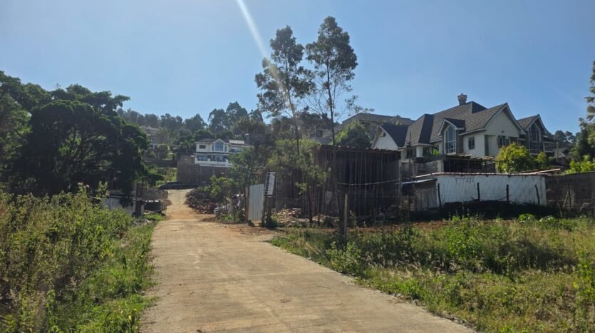 rectangular 1/8 acre plot in Kerarapon Drive, Ngong