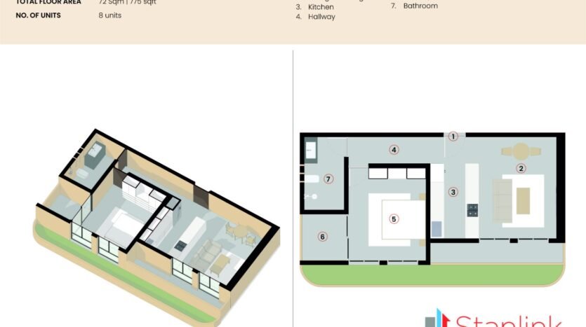1 bedroom apartment at Kapadokya Residence, 1st Avenue Nyali